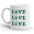 Heartfelt Cannabis Leaf Coffee Mug