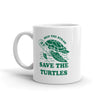 Eco-Friendly Mug: Ditch the Straw, Protect the Turtles