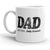 Fun Dad Mug: Just Like Mom, But More Fun!