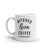 Funny Sarcastic Coffee Mug for Caffeine Lovers - 11oz Novelty Cup