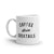 Funny 'Coffee Then Cocktails' Mug - 11oz Novelty Cup for Caffeine and Alcohol Lovers