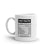 Funny Sarcastic Dad Nutrition Facts Mug - 11oz Novelty Coffee Cup for Father's Day Family Humor