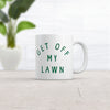 Funny 'Get Off My Lawn' Mug - Sarcastic Father's Day Gift - 11oz Novelty Cup for Lawn Lovers