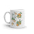 Grow With The Flow: Cute Flower Plant Orange Graphic Novelty Coffee Mug - 11oz