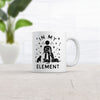 Funny Kitten Lovers Mug - 'In My Element' Graphic Novelty Coffee Cup - 11oz