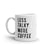 Less Talk, More Coffee Mug - Funny Sarcastic Cup for Antisocial Caffeine Lovers - 11oz Novelty Mug