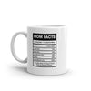 Funny Sarcastic Mom Nutrition Facts Mug - 11oz Novelty Coffee Cup for Mother's Day Family Humor
