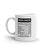 Funny Sarcastic Mom Nutrition Facts Mug - 11oz Novelty Coffee Cup for Mother's Day Family Humor