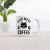 Cat Mug for Coffee Lovers: 'Need More Coffee'