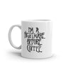 Funny Halloween Movie Mug - 'I'm a Nightmare Before Coffee' Novelty Cup - 11oz