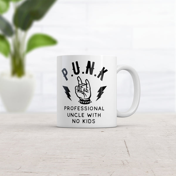 Punk Uncle Coffee Mug - Funny Sarcastic Acronym Novelty Cup for Non-Kids - 11oz