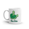Slow Poke Mug - Humorous Offensive Turtle Sex Graphic Novelty Coffee Cup - 11oz