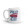 Funny Sarcastic 'Spoiler Alert' Mug for Fast Car Enthusiasts - 11oz Novelty Coffee Cup