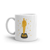 Funny Trophy Husband Mug - Best Hubby Award with Sparkling Gold Design - 11oz Novelty Coffee Cup