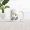Funny 'Wanna Finger Bang' Mug - Humorous Offensive Sex Joke with Hands Graphic - 11oz Novelty Coffee Cup