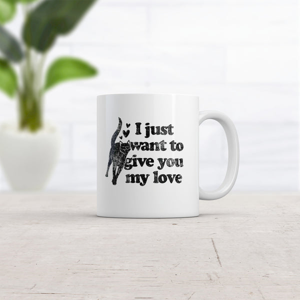 Funny Kitten Love Mug - 11oz Graphic Novelty Coffee Cup
