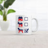 Dog-Themed Voting Ballot Mug