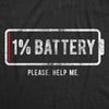  1%25 Battery Womens T Shirt 
