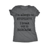  Allergic To Stupidity Womens T Shirt 