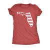  American Flag Florida Womens T Shirt 