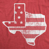  American Flag Texas Womens T Shirt 