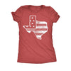  American Flag Texas Womens T Shirt 