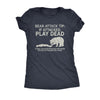  Bear Attack Tip Womens T Shirt 