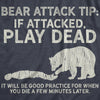  Bear Attack Tip Womens T Shirt 