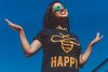  Bee Happy Womens T Shirt 
