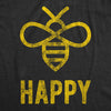  Bee Happy Womens T Shirt 