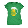 Beer Goes In Wisdom Comes Out Womens T Shirt 