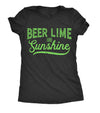  Beer Lime And Sunshine Womens T Shirt 