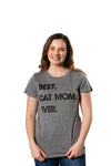  Best Cat Mom Ever Womens T Shirt 