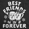  Best Friends Forever Marshmallow Hot Chocolate Womens T Shirt 