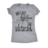  Big Cats Are Dangerous But A Little Pussy Never Hurt Anyone Womens T Shirt 