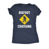  Bigfoot Crossing Womens T Shirt 