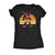  Bigfoot Gone Fishing Womens T Shirt 