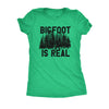  Bigfoot Is Real Womens T Shirt 