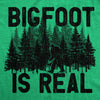  Bigfoot Is Real Womens T Shirt 