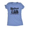  Bigfoot Saw Me Womens T Shirt 