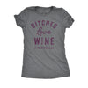 Bitches Love Wine Womens T Shirt 