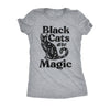  Black Cats Are Magic Womens T Shirt 