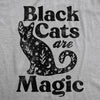 Black Cats Are Magic Womens T Shirt 