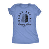  Books Are My Happy Place Womens T Shirt 