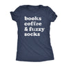  Books Coffee Womens T Shirt 