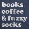  Books Coffee Womens T Shirt 