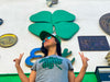  Buffalo Plaid Shamrock Womens T Shirt 