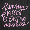  Bunny Kisses And Easter Wishes Womens T Shirt 