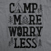  Camp More Worry Less Womens T Shirt 
