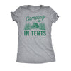  Camping Is In Tents Womens T Shirt 
